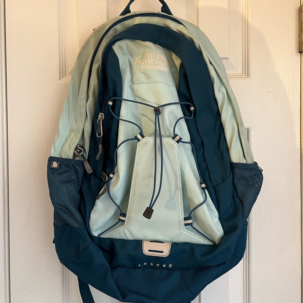 The North Face Jester Teal Blue Backpack